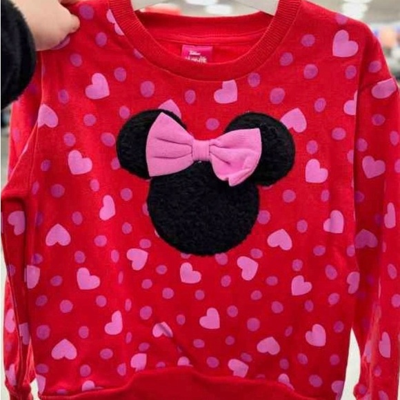NWT: Toddlers Girls’ Disney Mini Mouse Sweatshirt - Picture 1 of 4